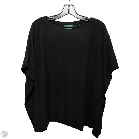 Cashmere Sweater By Lauren By Ralph Lauren In Black, Size: Xl