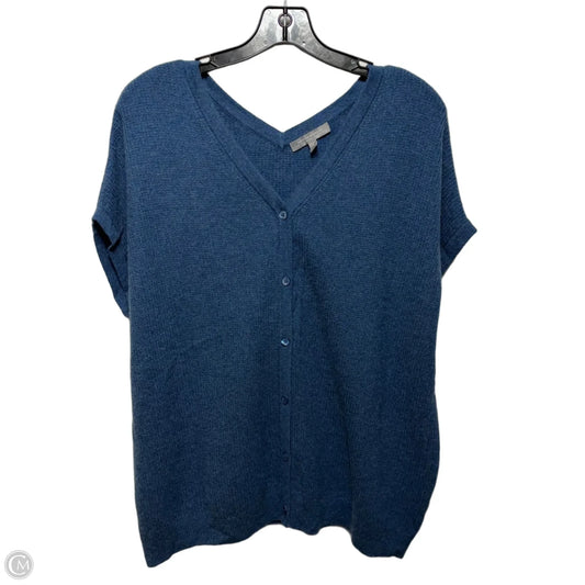 Sleeveless Cashmere Sweater Designer By Neiman Marcus In Blue, Size: S