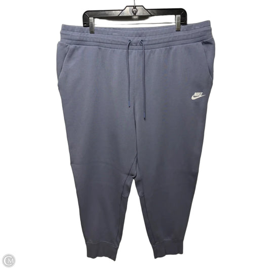 Athletic Pants By Nike Apparel In Blue, Size: Xxl