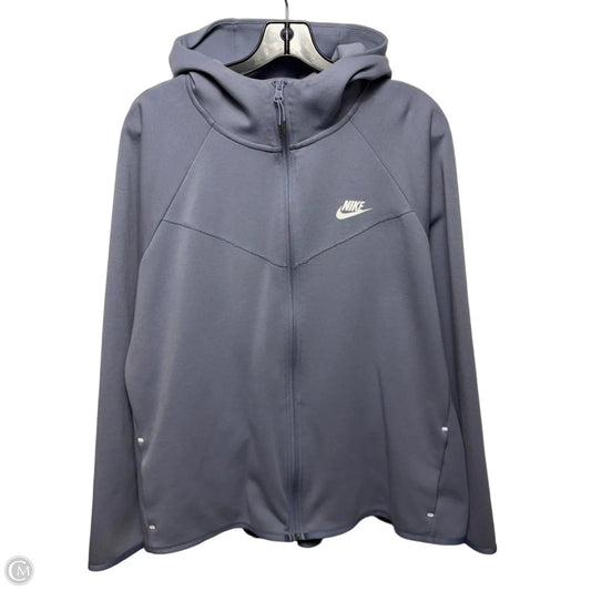 Athletic Sweatshirt Hoodie By Nike Apparel In Blue, Size: Xxl