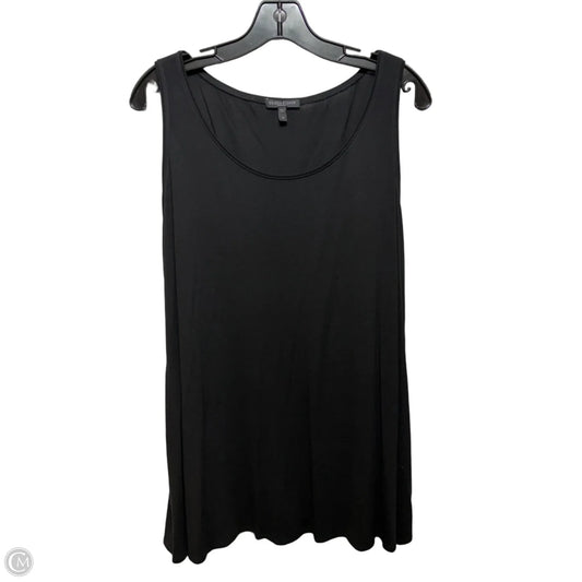 Silk Top Sleeveless By Eileen Fisher In Black, Size: 1x