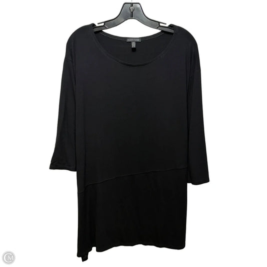 Tunic Long Sleeve By Eileen Fisher In Black, Size: Xl