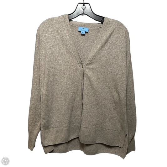 Sweater Cardigan By Cece In Tan, Size: S