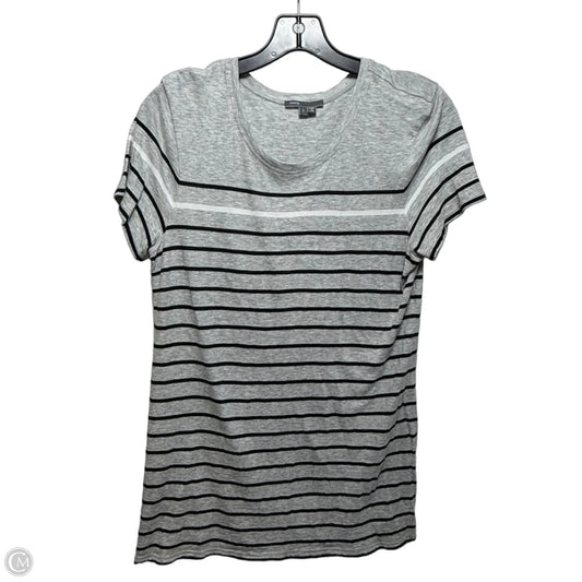 Top Short Sleeve Basic By Vince In Striped Pattern, Size: L