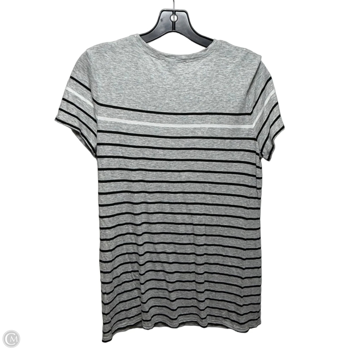 Top Short Sleeve Basic By Vince In Striped Pattern, Size: L