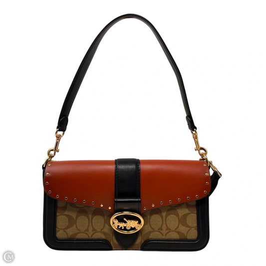 Georgie Handbag Designer By Coach, Size: Medium