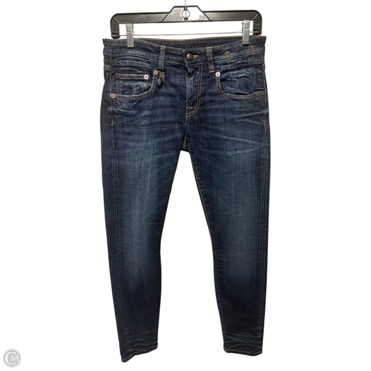 Jeans Designer By R13 In Blue Denim, Size: 25