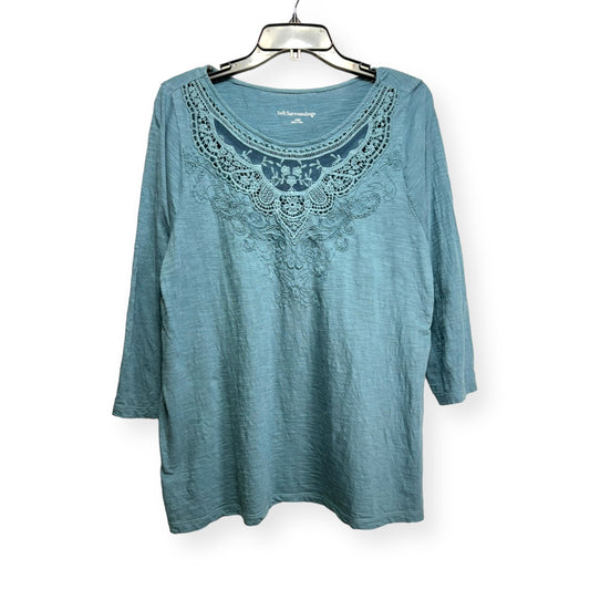 Top Long Sleeve By Soft Surroundings  Size: L