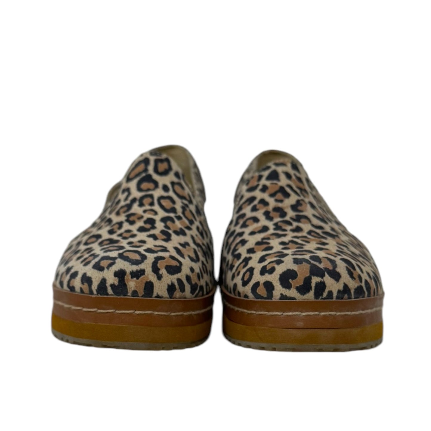 Palma Leather Wrap Slip On Sneakers By Toms In Leopard Print, Size: 10