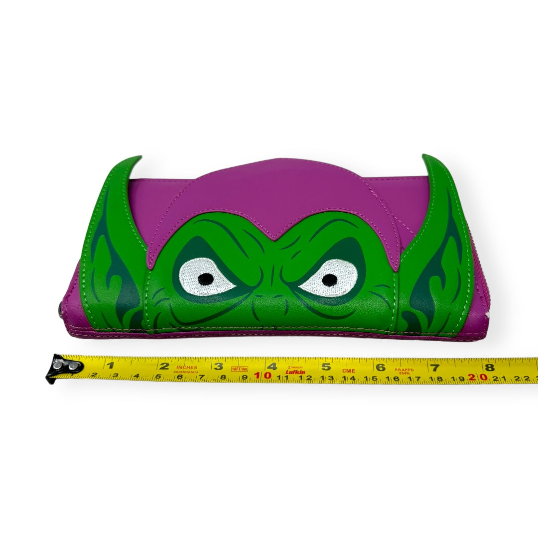 Marvel Green Goblin Zip Around Wallet By Loungefly  Size: Large