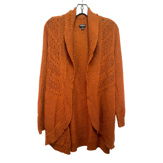 Sweater Cardigan By Torrid In Orange, Size: Xxl