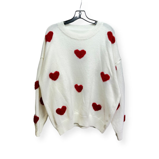 Heart Sweater By Unknown Brand  Size: 1x