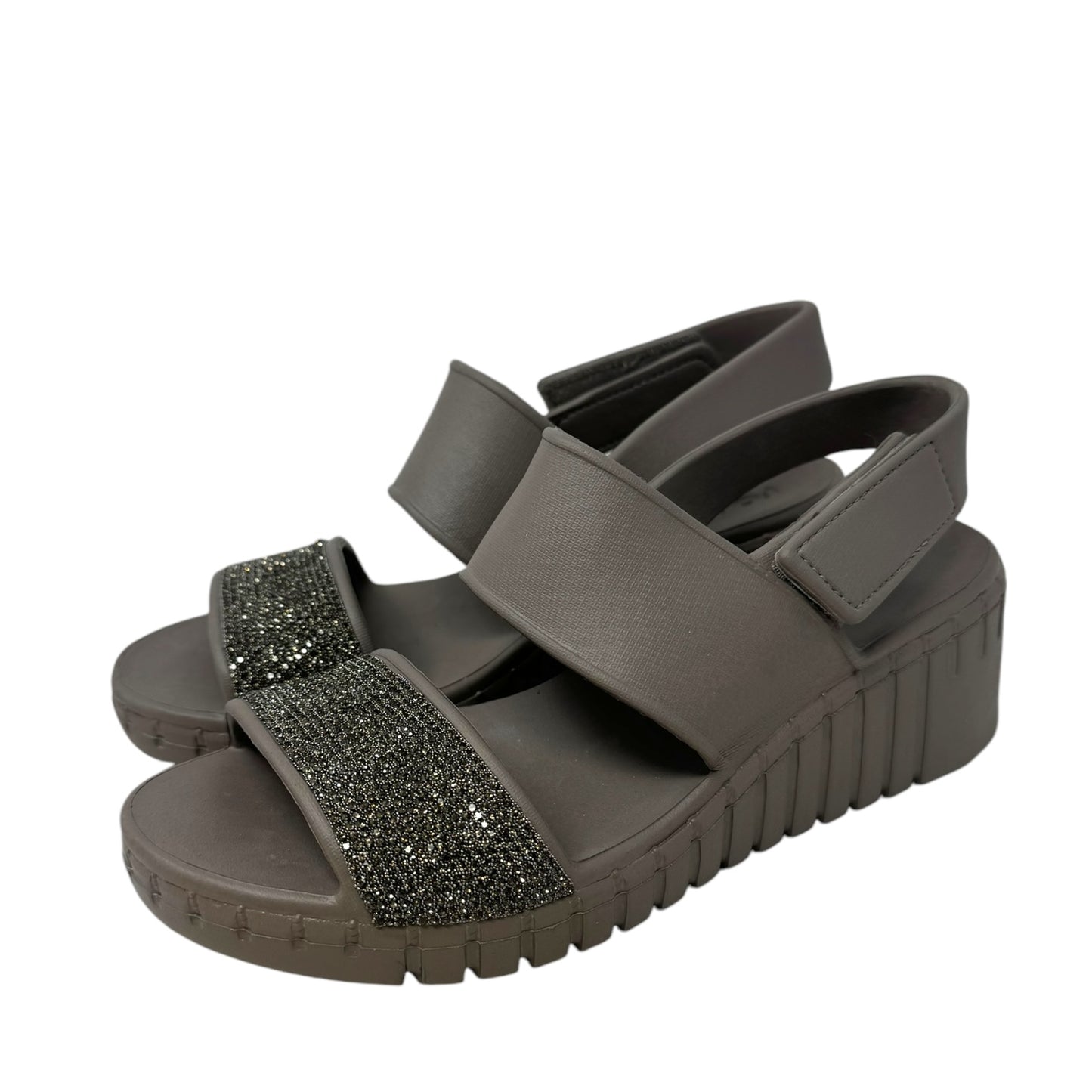 Foamies: Pier Ave Sandals By Skechers In Dark Taupe, Size: 10