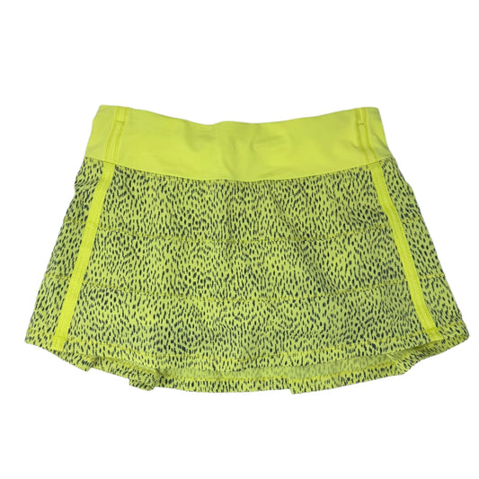 Pace Rival Tennis Run Skirt -Dottie Dash Yellow Black By Lululemon  Size: 4