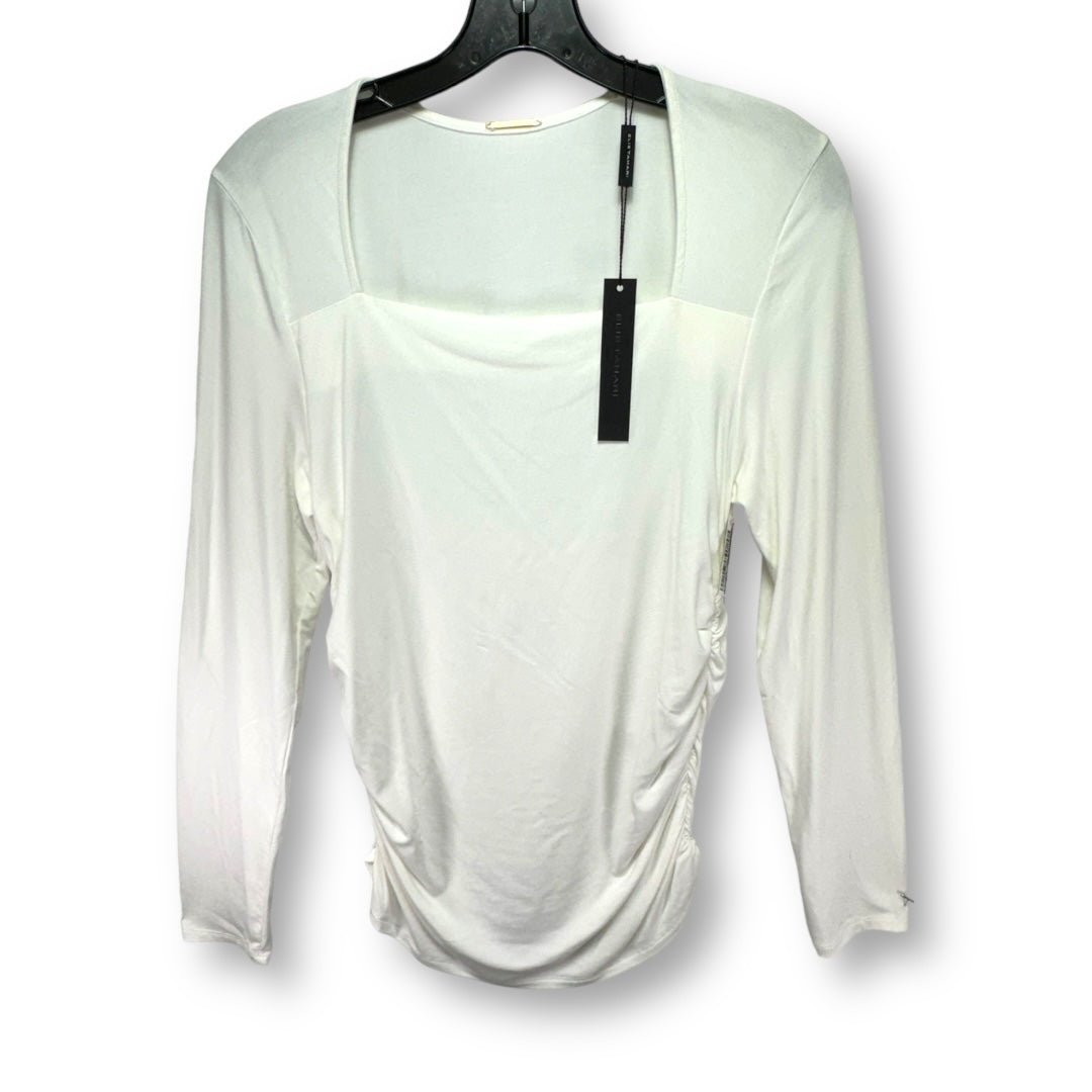 White Top 2pc 3/4 Sleeve Elie Tahari, Size M