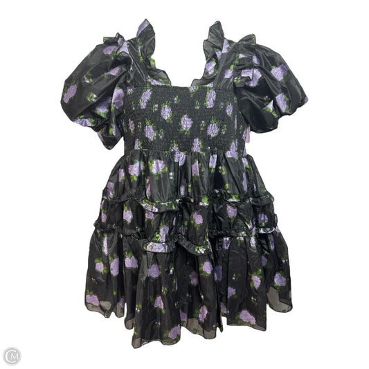 Dream Parlor Organza Dress Party Short By Sister Jane In Floral Print, Size: M