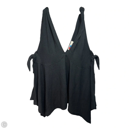 Open Side Tie Top Sleeveless By Free People In Black, Size: L