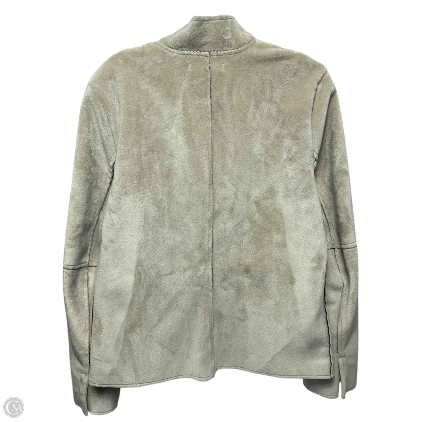 Jacket Fleece By Velvet In Tan, Size: L