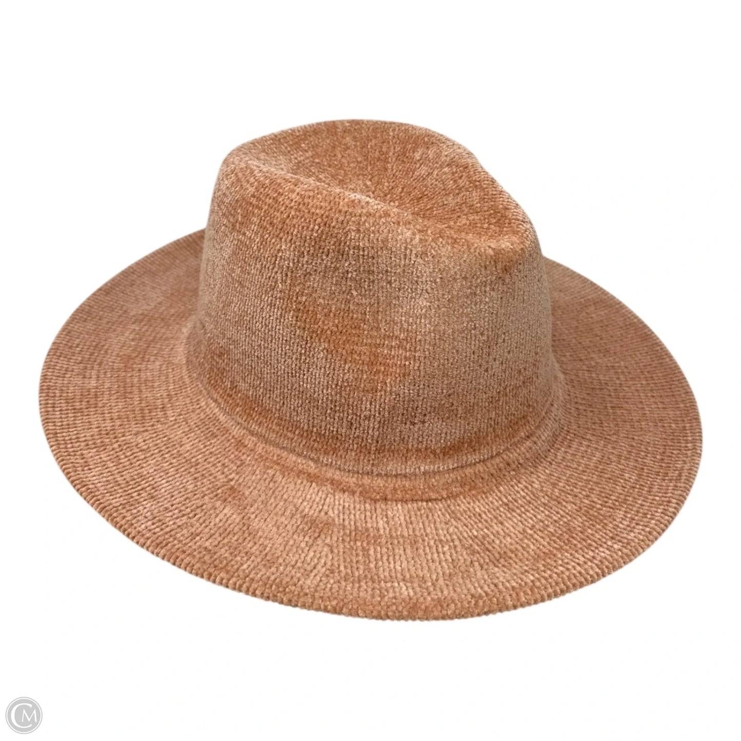 Chenille Fedora In Peach Unbranded, One Size
