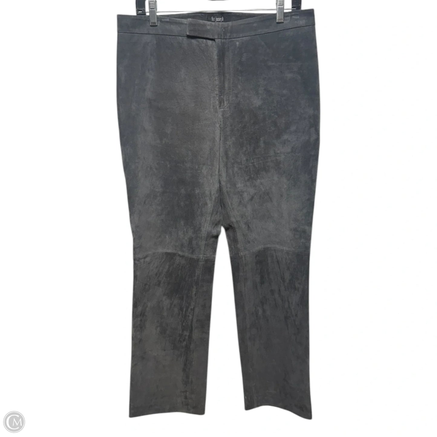 Suede Leather Pants By For Joseph In Grey, Size: 10/30
