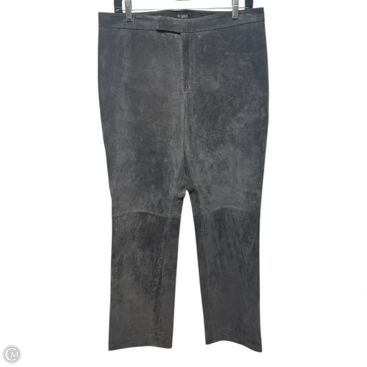 Suede Leather Pants By For Joseph In Grey, Size: 10/30