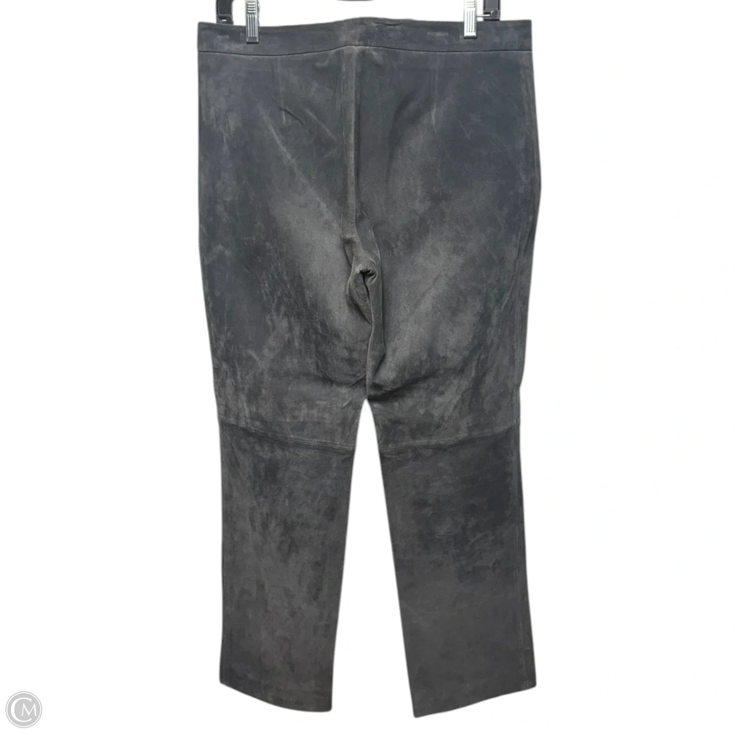 Suede Leather Pants By For Joseph In Grey, Size: 10/30