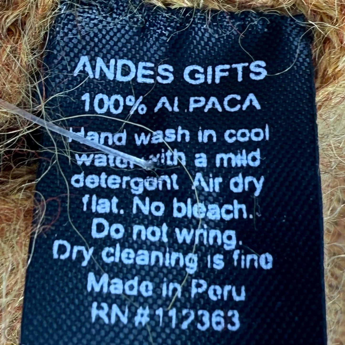 Alpaca Milkshake Infinity Scarf In Pumpkin SpiceBy Andes Gifts