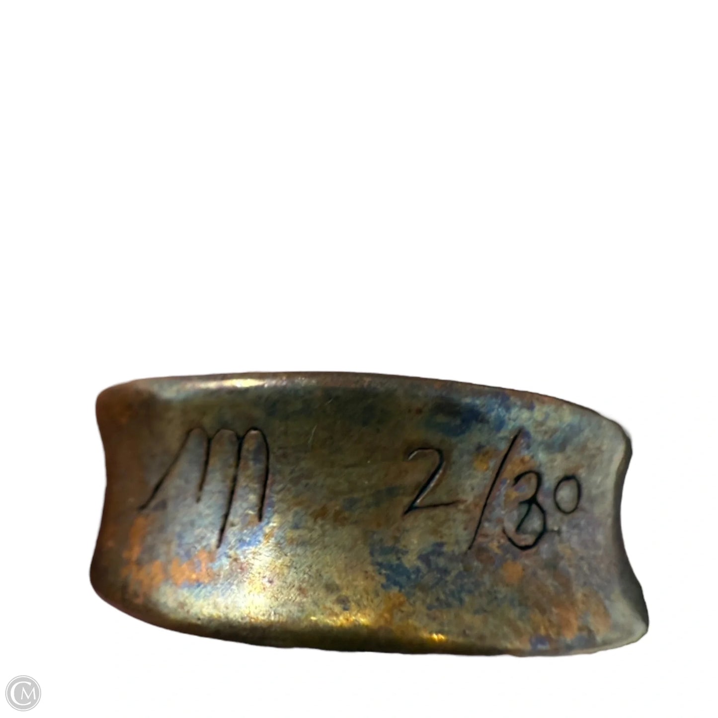 Double Copper Pendant Layered Necklace Set Of 2