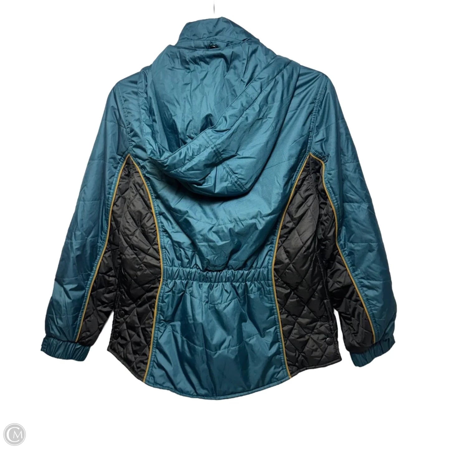 Jacket Puffer & Quilted By Outback Trading Company In Teal & Black, Size: S/M