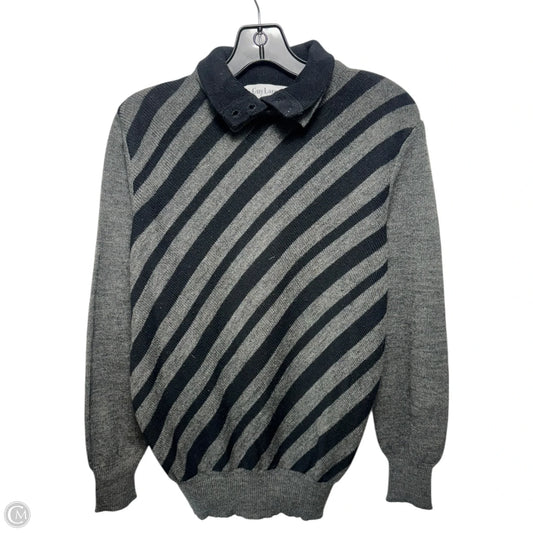 Wool Blend Sweater By Guy LaRoche In Grey, Size: S