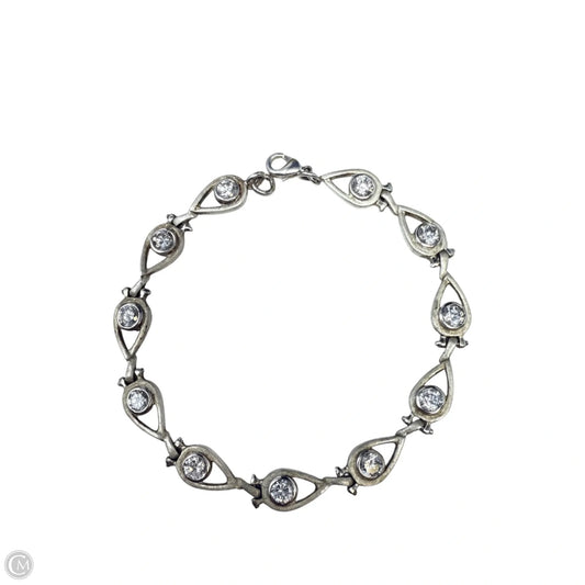 Bezel Set Crystal Station Bracelet