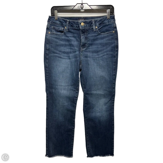 Jeans Straight By Not Your Daughters Jeans In Blue Denim, Size: 6