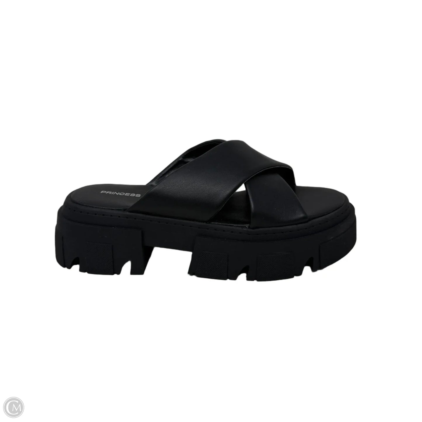 Noemi Sandals By Princess Polly In Black, Size: 7