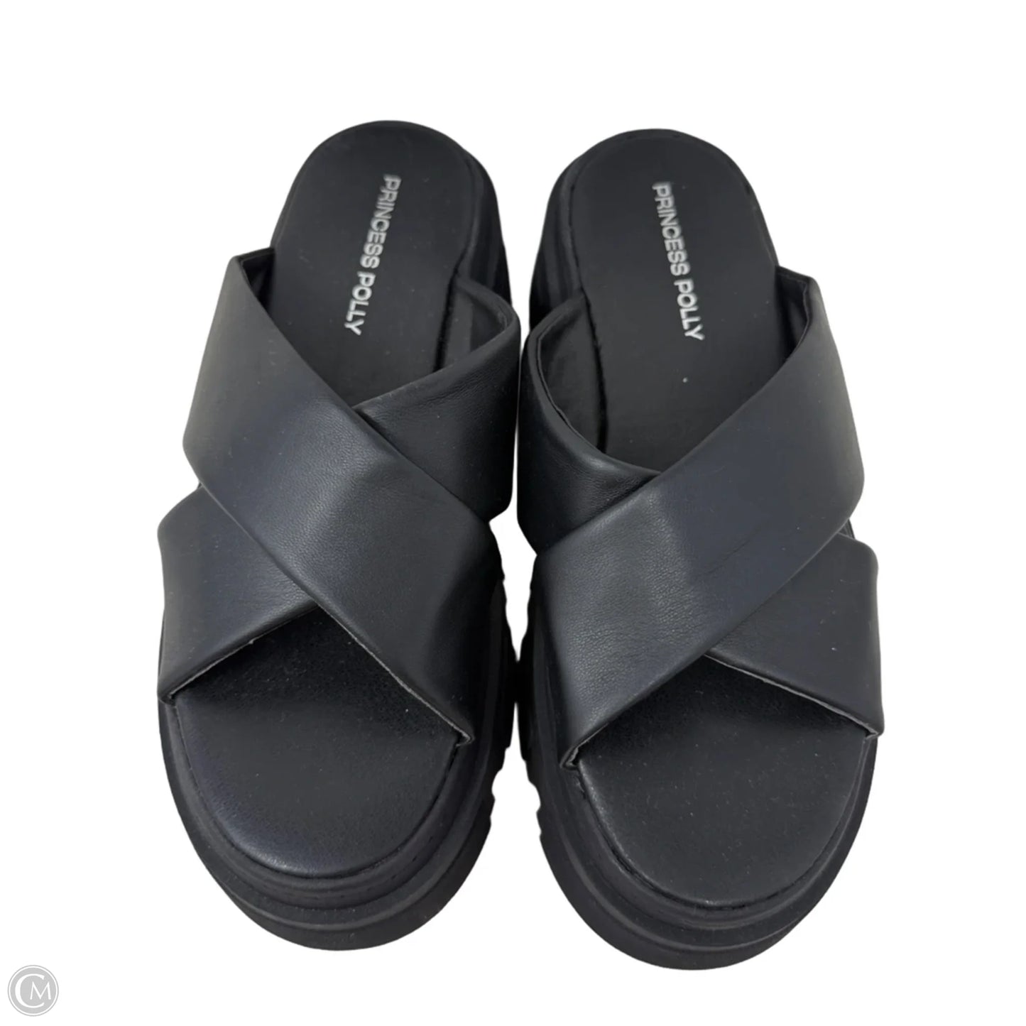 Noemi Sandals By Princess Polly In Black, Size: 7
