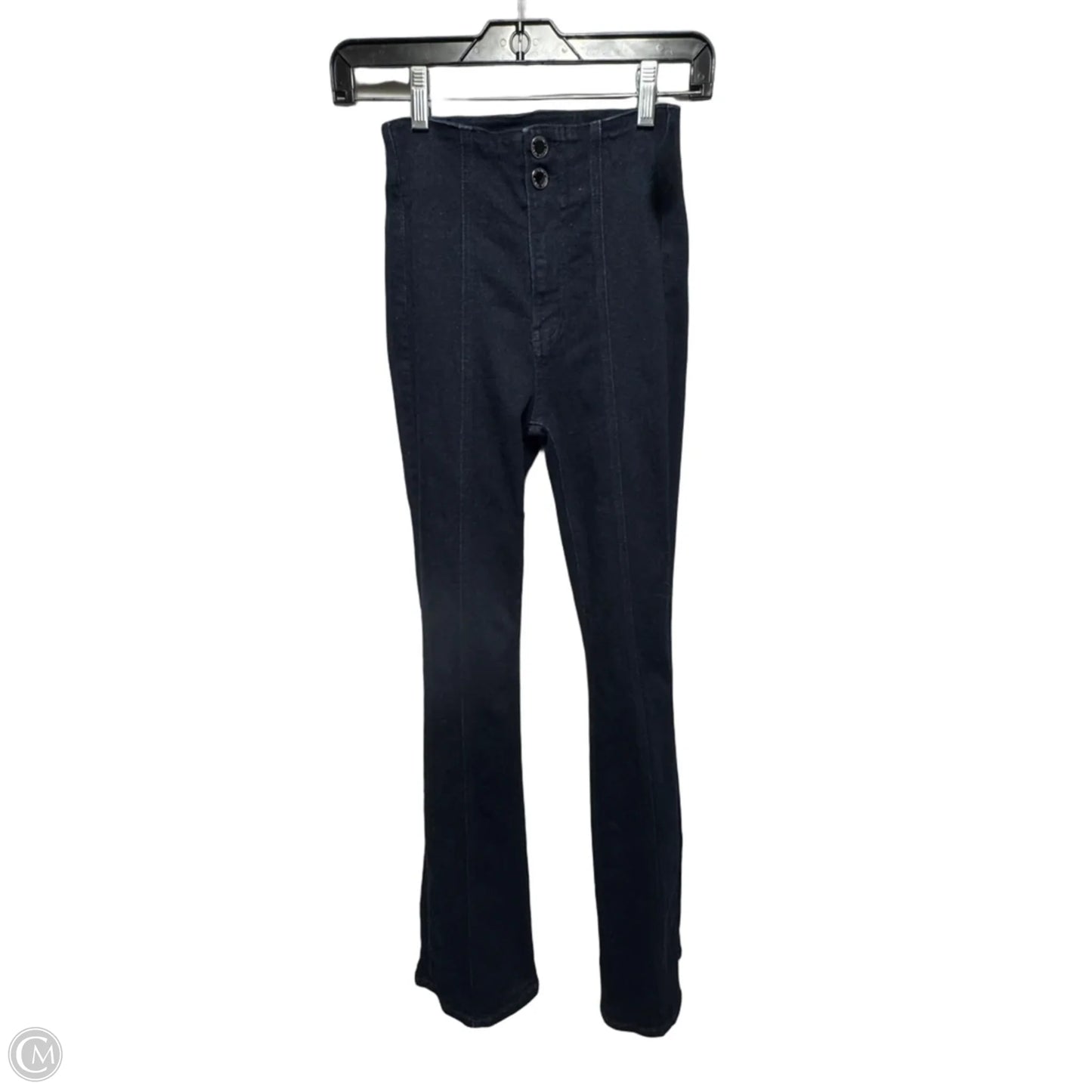 Beverly Skinny Flare Jean High Rise By Veronica Beard In Blue Denim, Size: 0/24