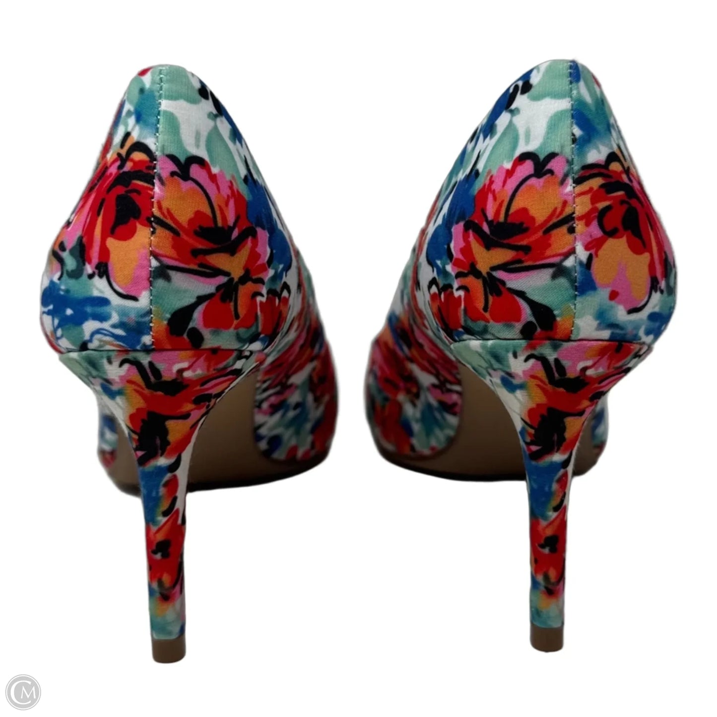 Shoes Heels Stiletto By Kelly And Katie In Floral Print, Size: 7.5