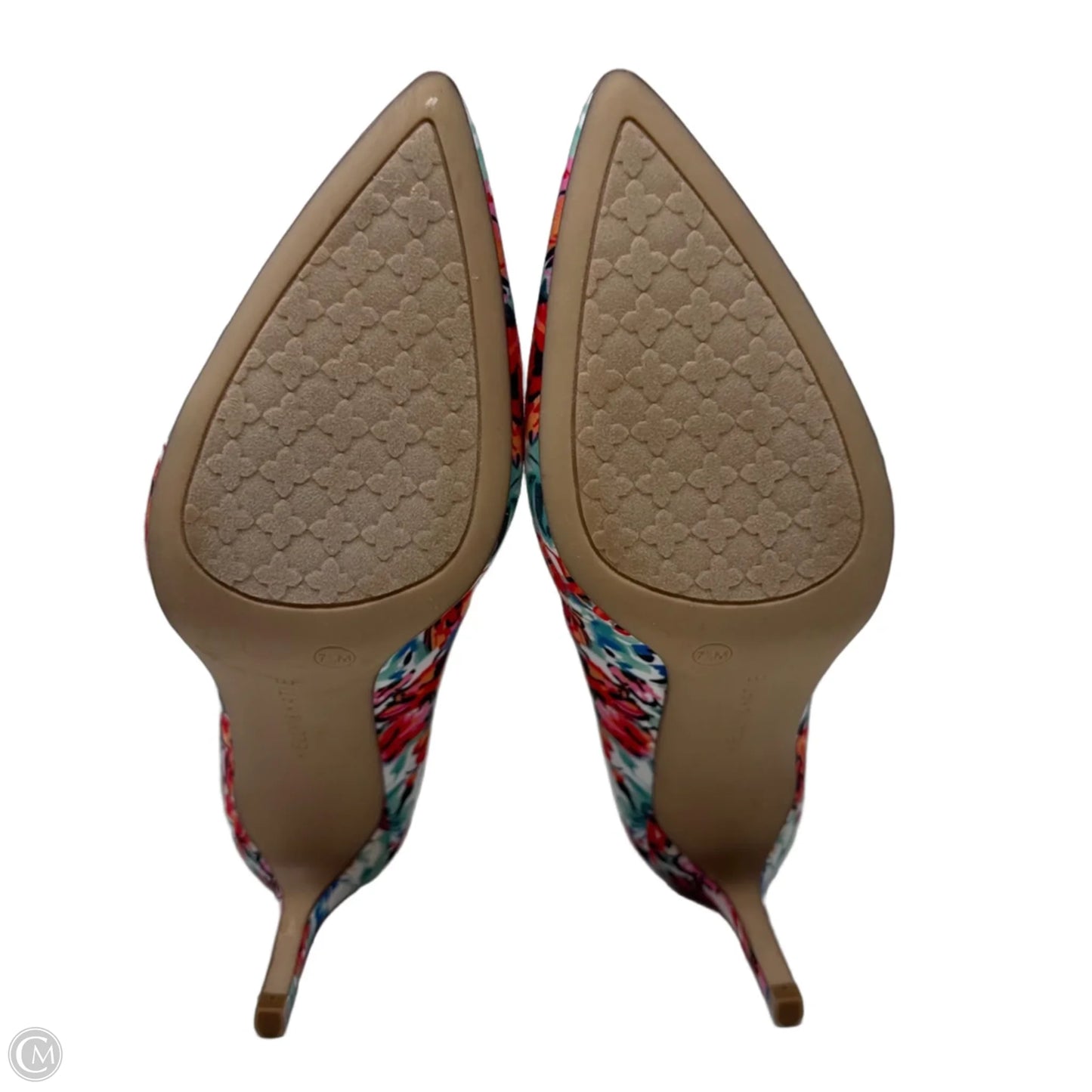 Shoes Heels Stiletto By Kelly And Katie In Floral Print, Size: 7.5