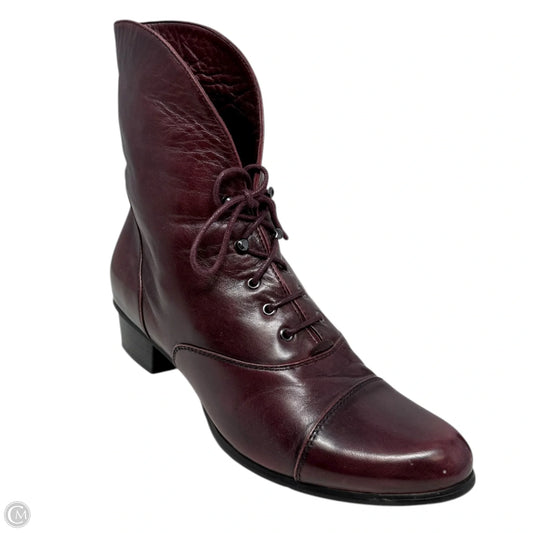 Galil Boots Ankle Heels By Spring Step In Red, Size: 6