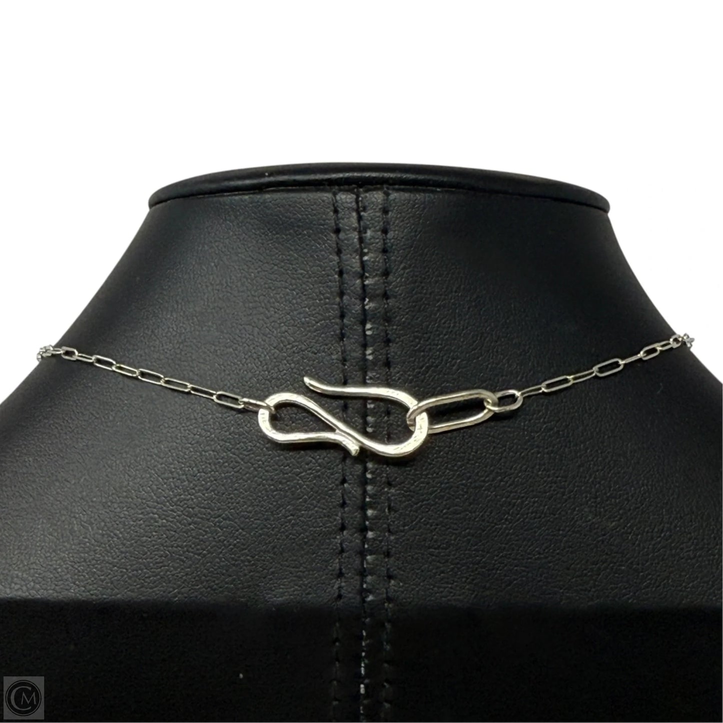 Horizontal Bar & Ball Pendant Necklace