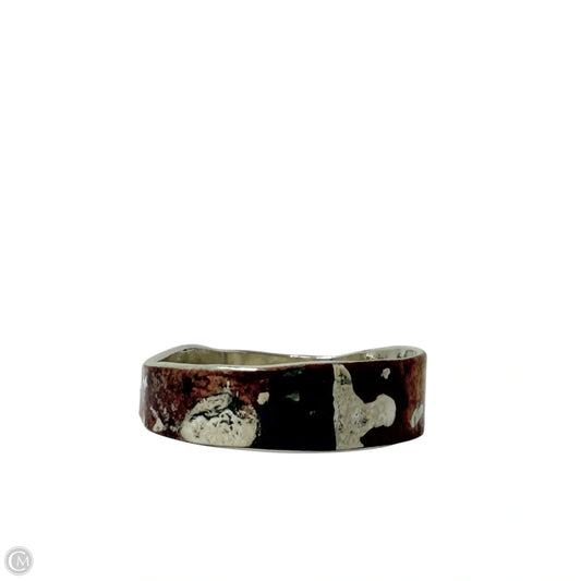 Copper & Sterling Silver Band Ring, Size: 7