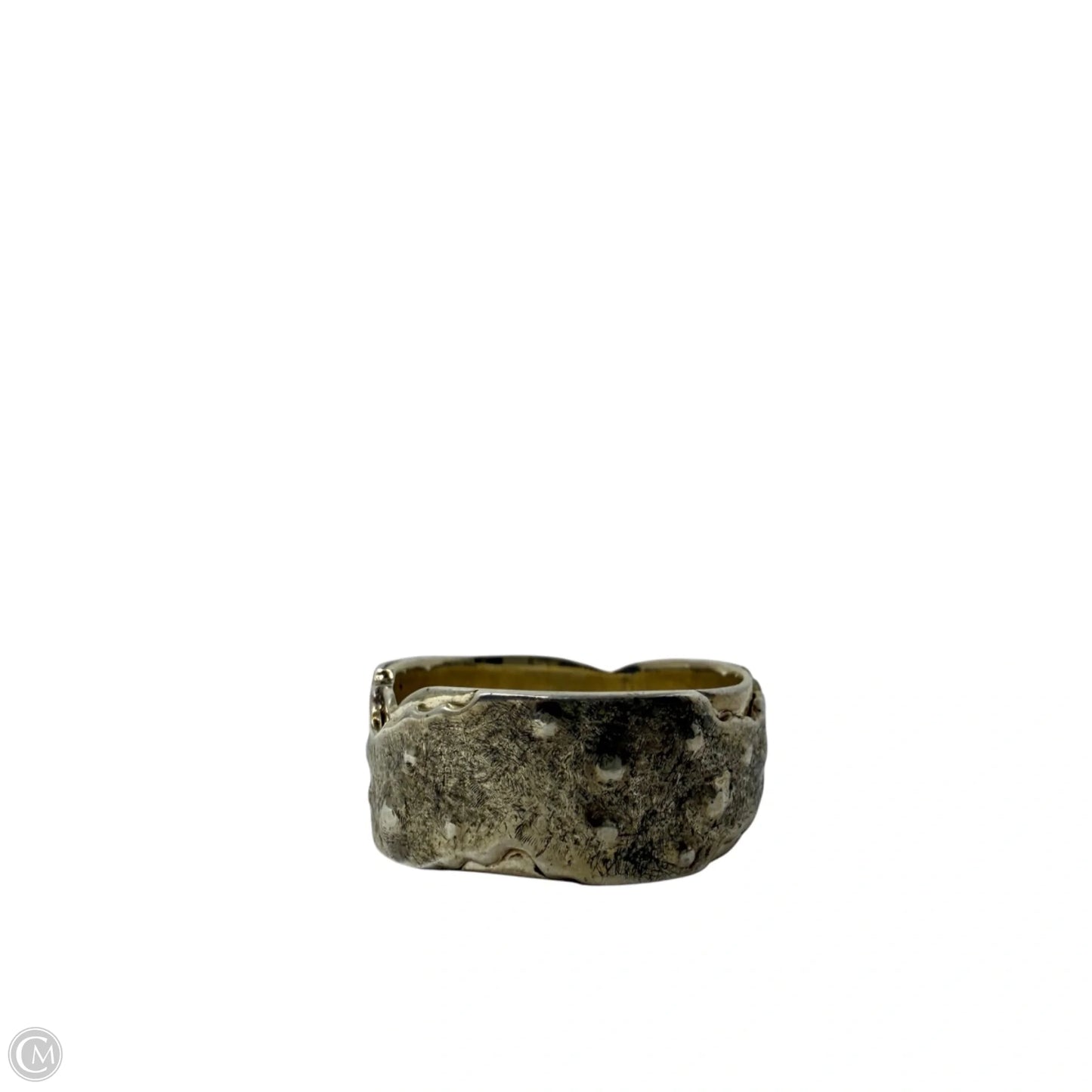 Silver Tone Band Ring, Size: 8
