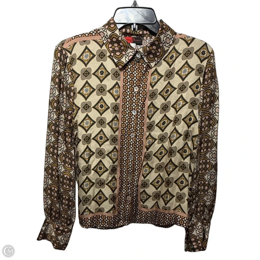 Top Long Sleeve By Filomena  In Multi-colored, Size: 10