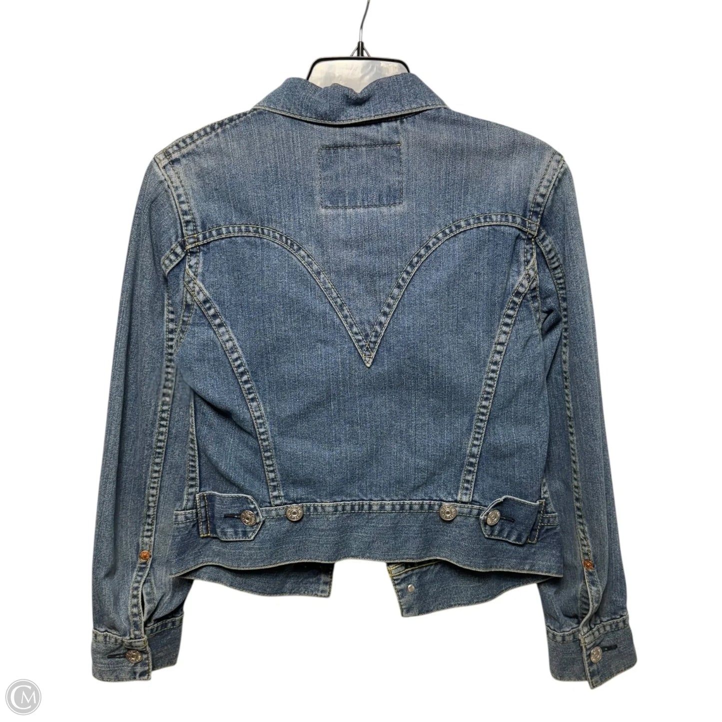 Jacket Denim By Levis In Blue Denim, Size: M