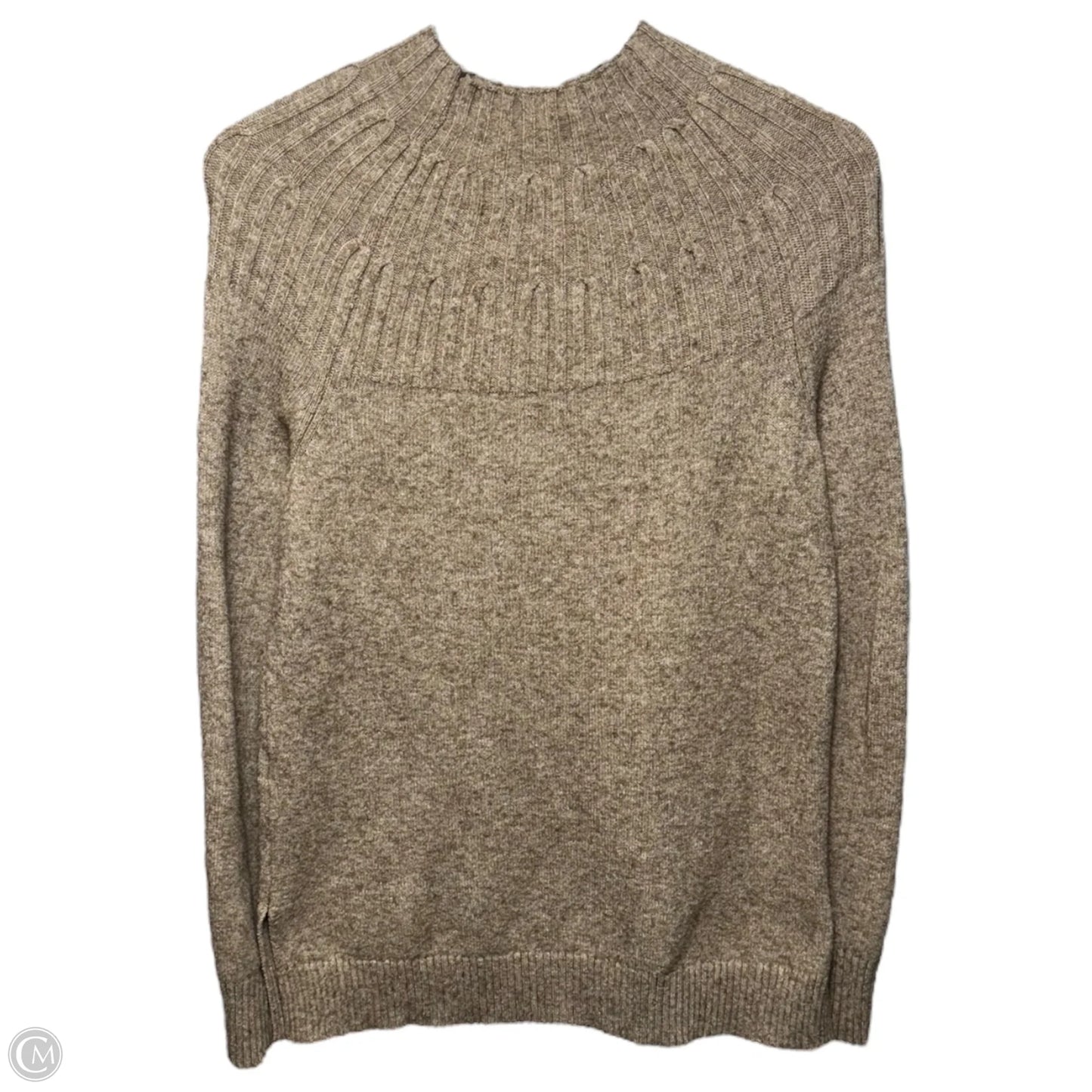 Sweater By Anthropologie In Tan, Size: Xs