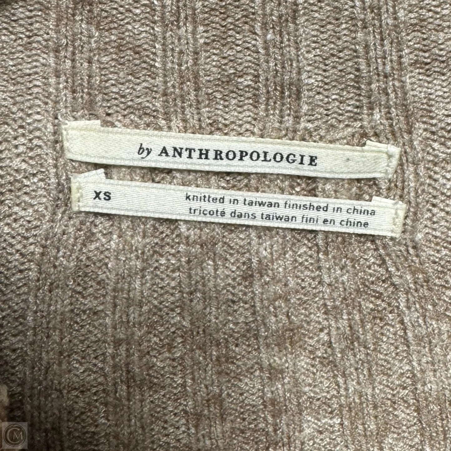 Sweater By Anthropologie In Tan, Size: Xs
