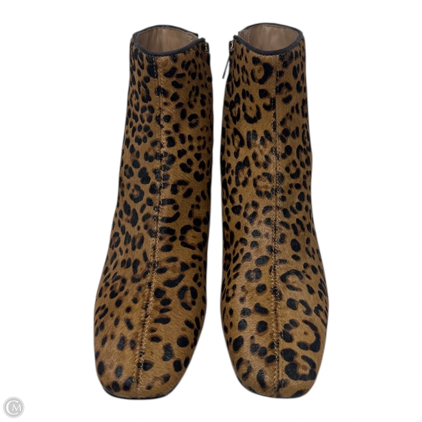 Paige Calfhair Boots Ankle Heels By Sam Edelman In Animal Print, Size: 7