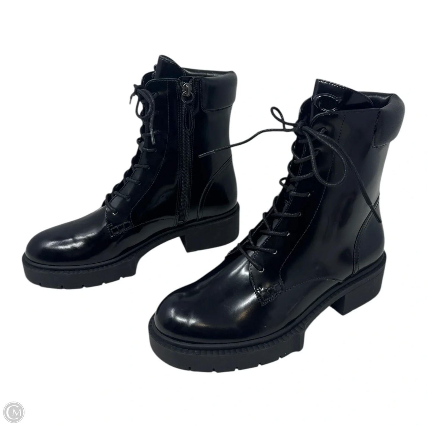 Leighton Boots Designer By Coach In Black, Size: 7