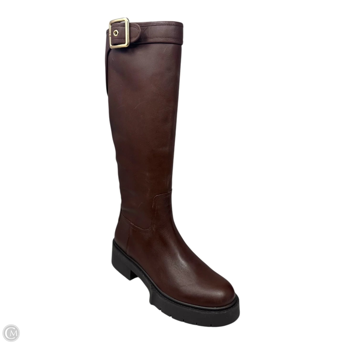 Lilli Boots Designer By Coach In Brown, Size: 7