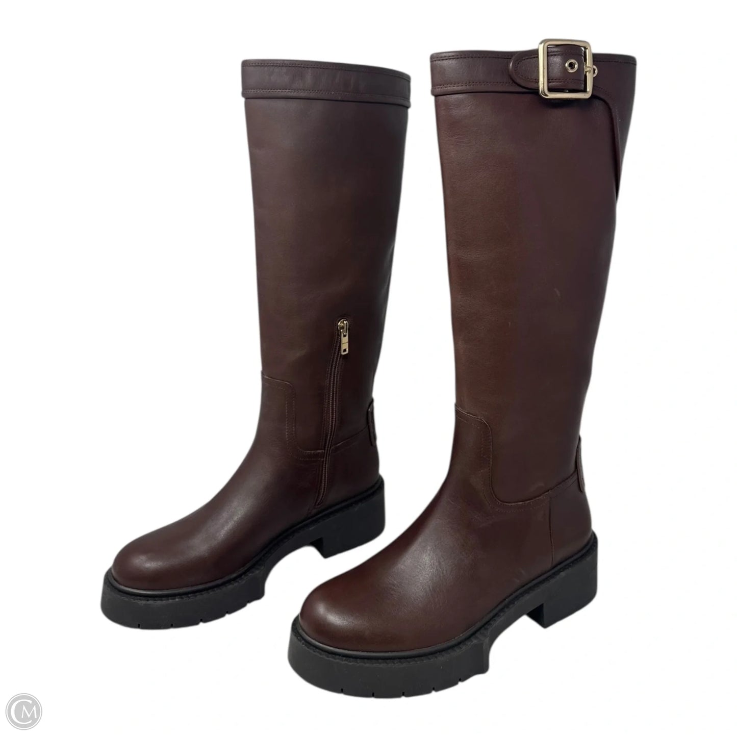 Lilli Boots Designer By Coach In Brown, Size: 7