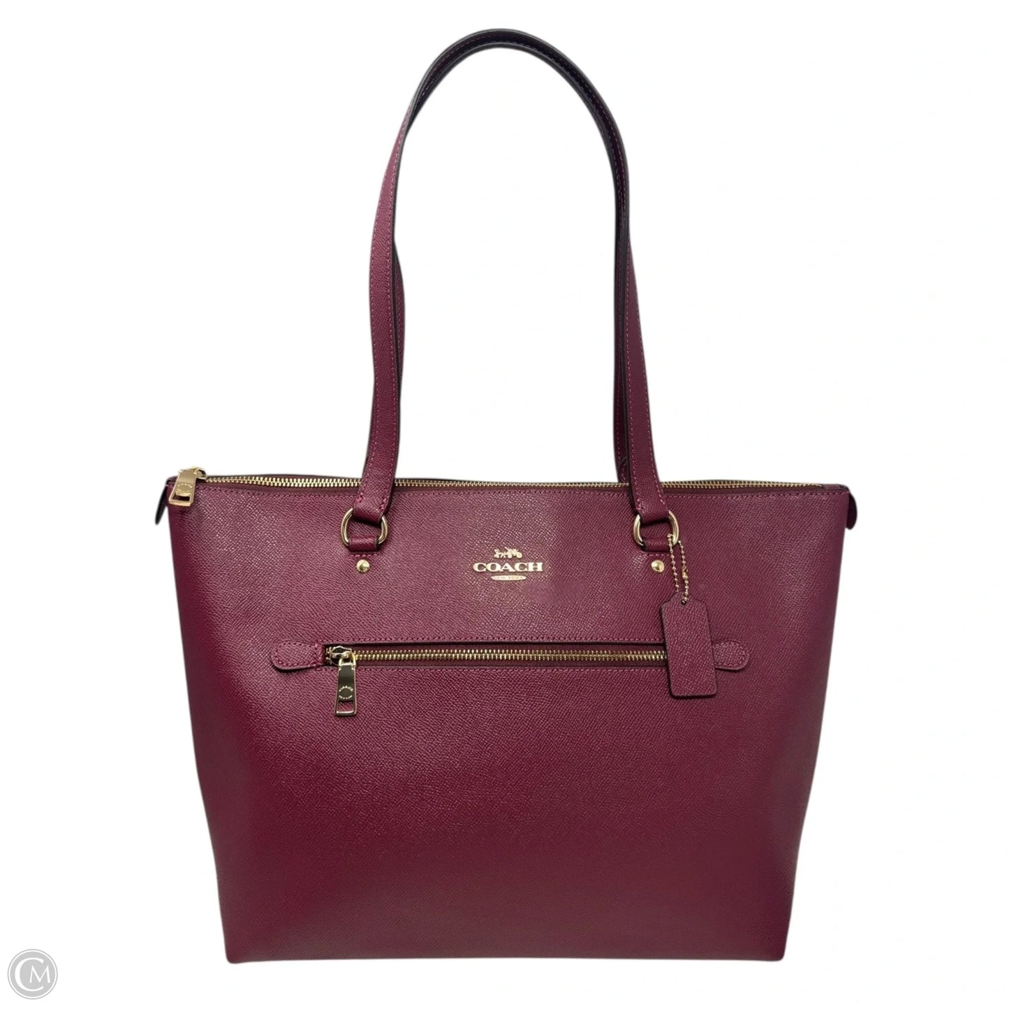 Gallery Tote Handbag Designer By Coach, Size: Large